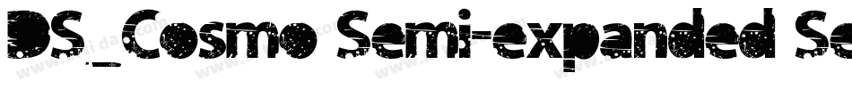 DS_Cosmo Semi-expanded SemiBold字体转换